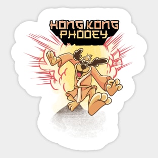 Hong Kong Phooey Retro Japanese Sticker